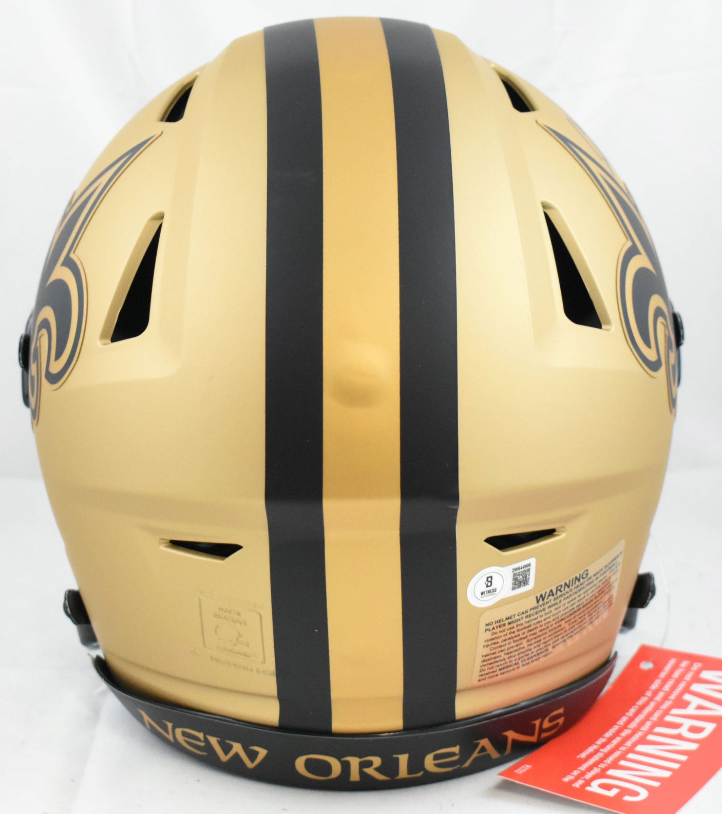 Ricky Williams Signed Saints F/S Rave SpeedFlex Helmet SWED - Beckett W Holo