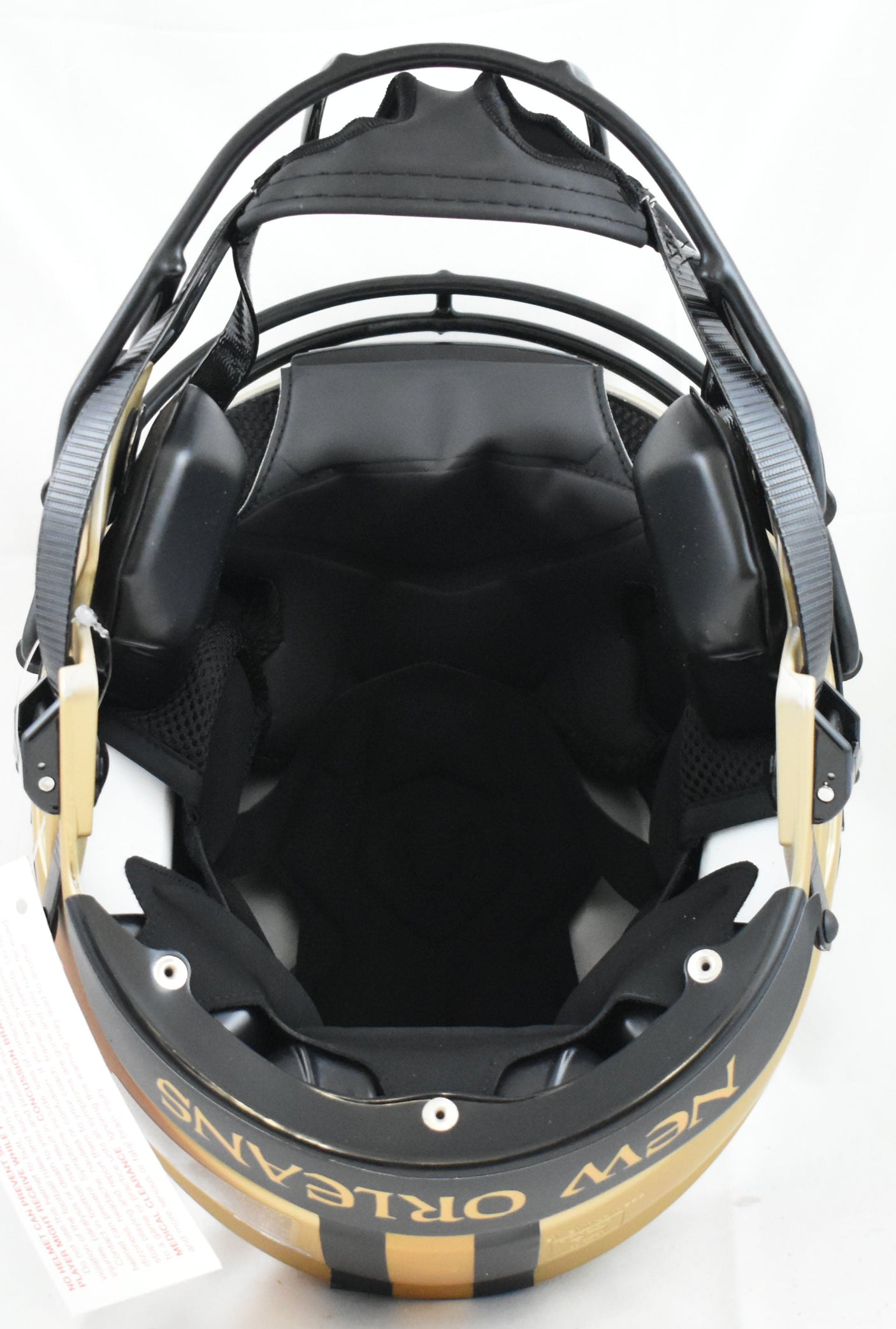 Ricky Williams Signed Saints F/S Rave Speed Flex Helmet SWED - Beckett W Holo