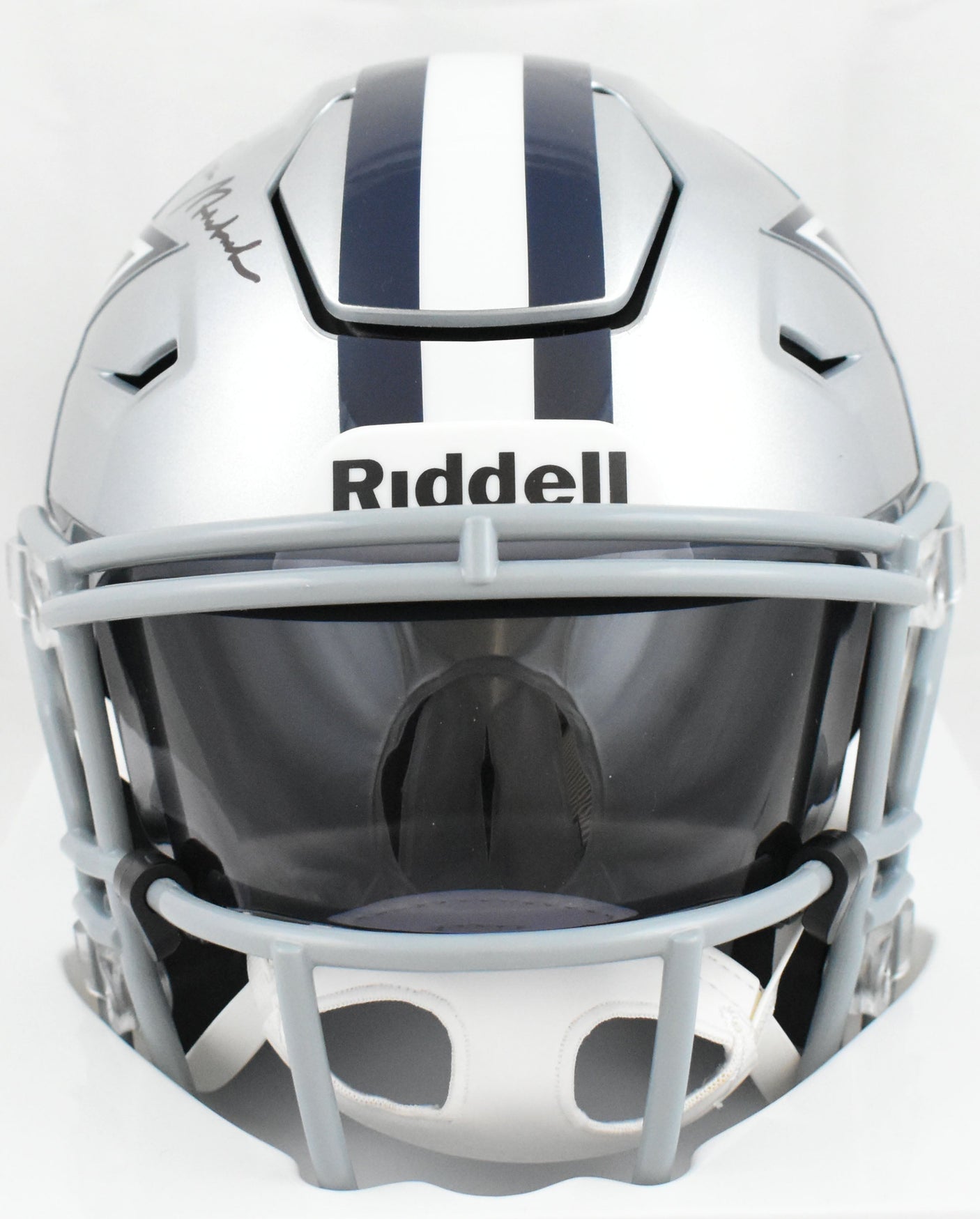Roger Staubach Signed Dallas Cowboys Mid-Size SpeedFlex Helmet - Beckett W Holo