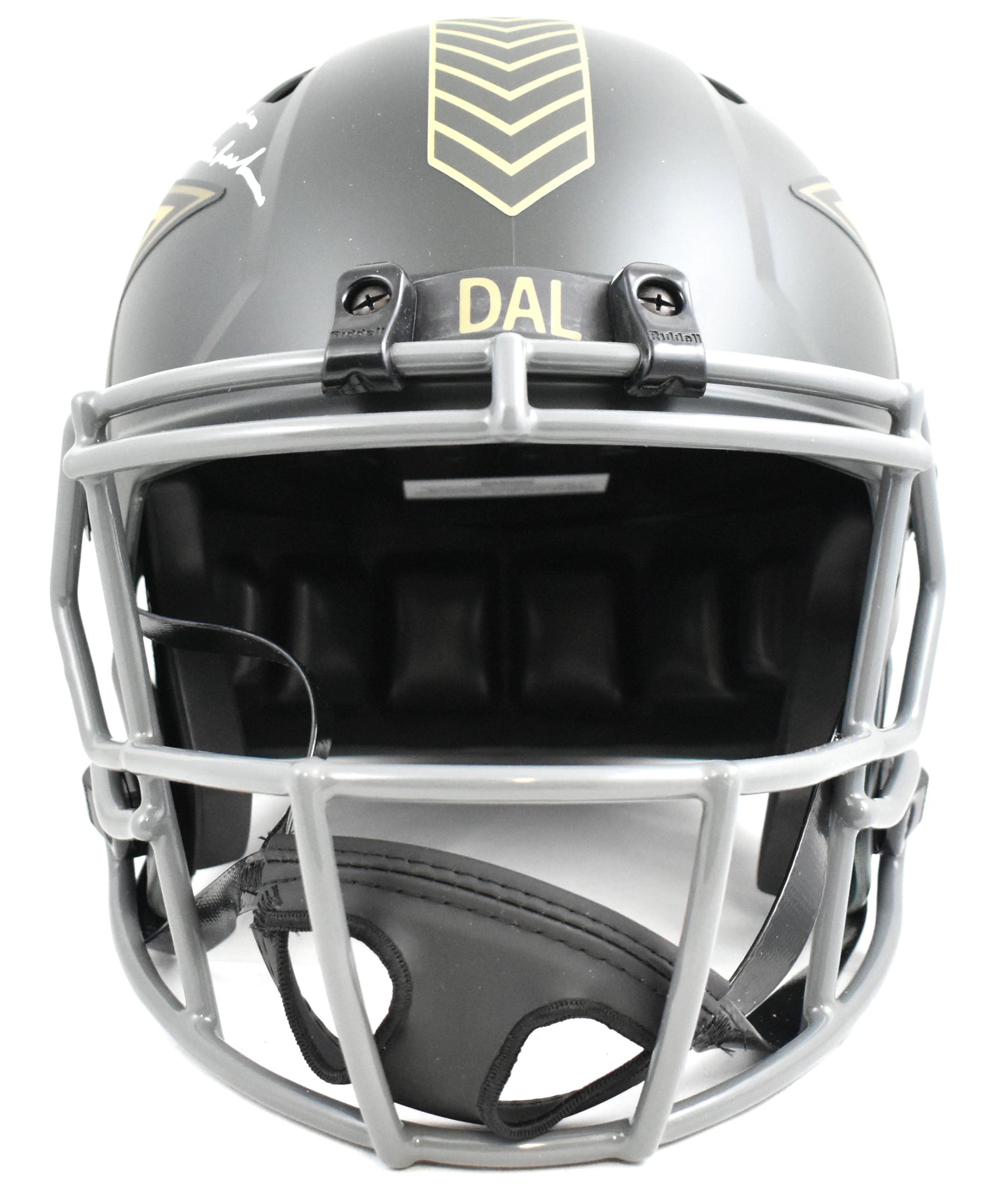 Roger Staubach Autographed Cowboys F/S Salute 2025 Speed Helmet - Beckett W Holo