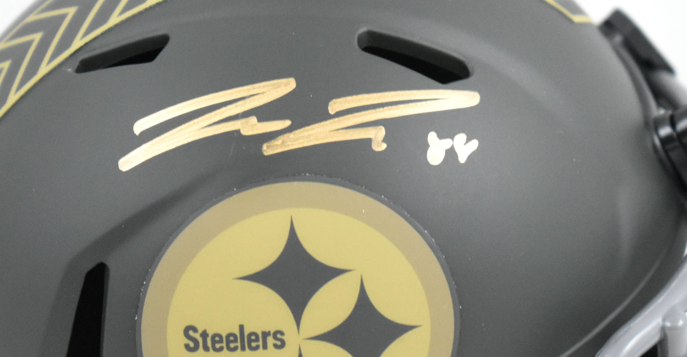 Pat Freiermuth Autographed Steelers Salute 2025 Speed Mini Helmet-Beckett W Holo
