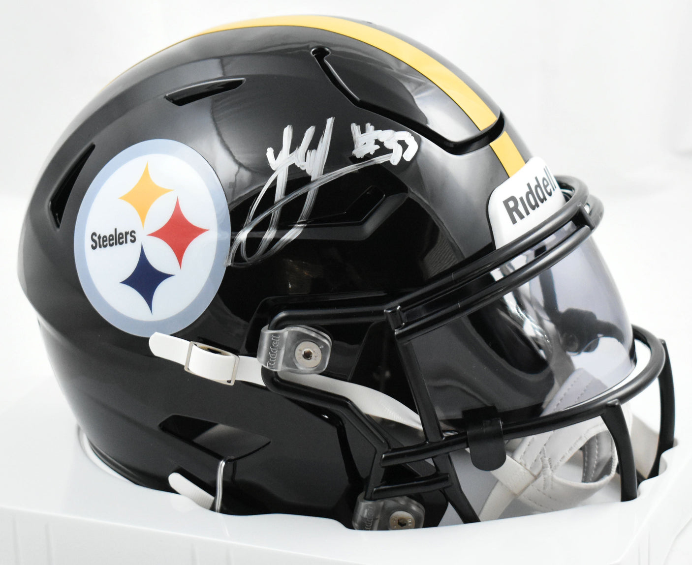 Jack Sawyer Autographed Steelers Mid-Size SpeedFlex Helmet - Beckett W Holo