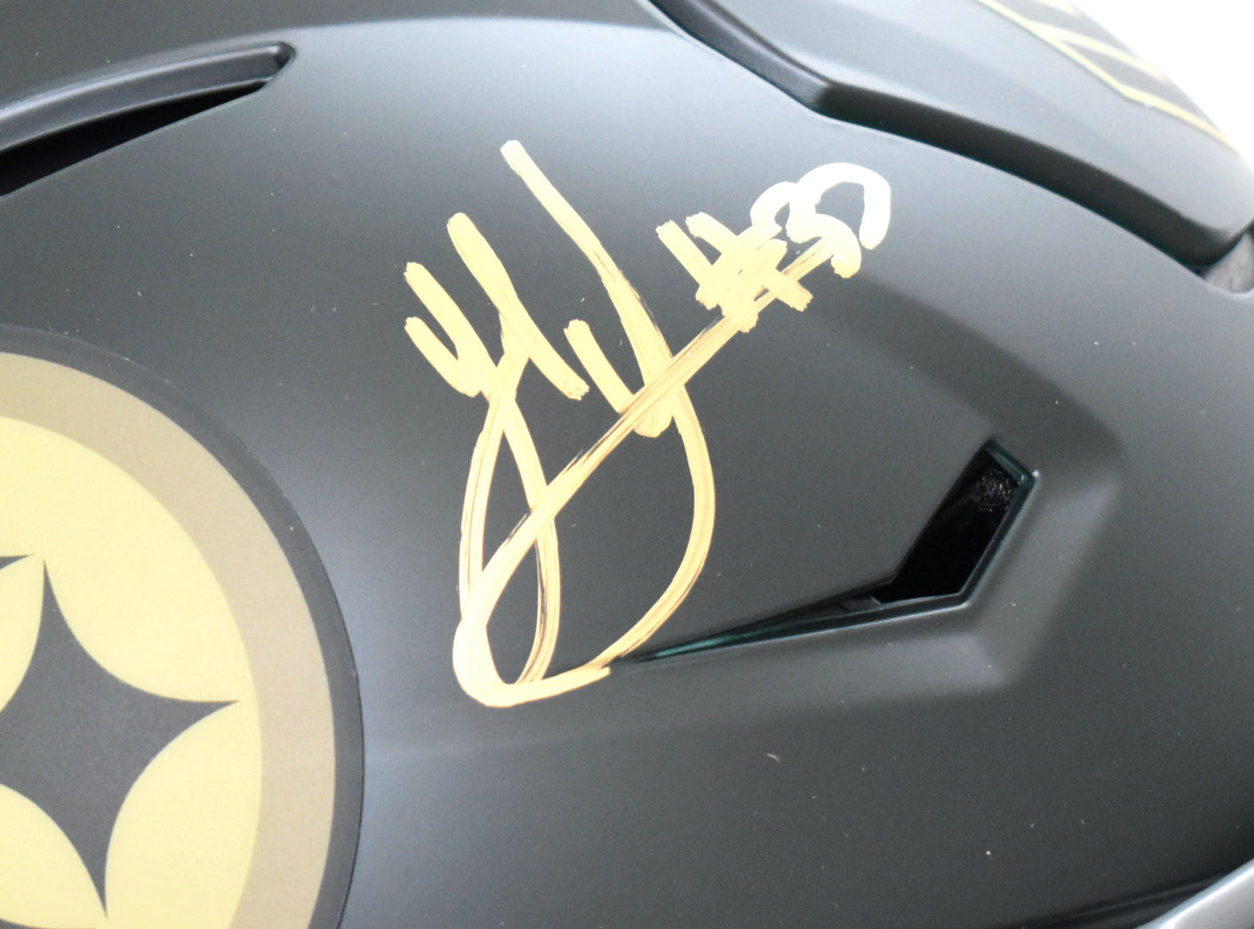 Jack Sawyer Signed Steelers F/S Salute 2025 SpeedFlex Helmet - Beckett W Holo