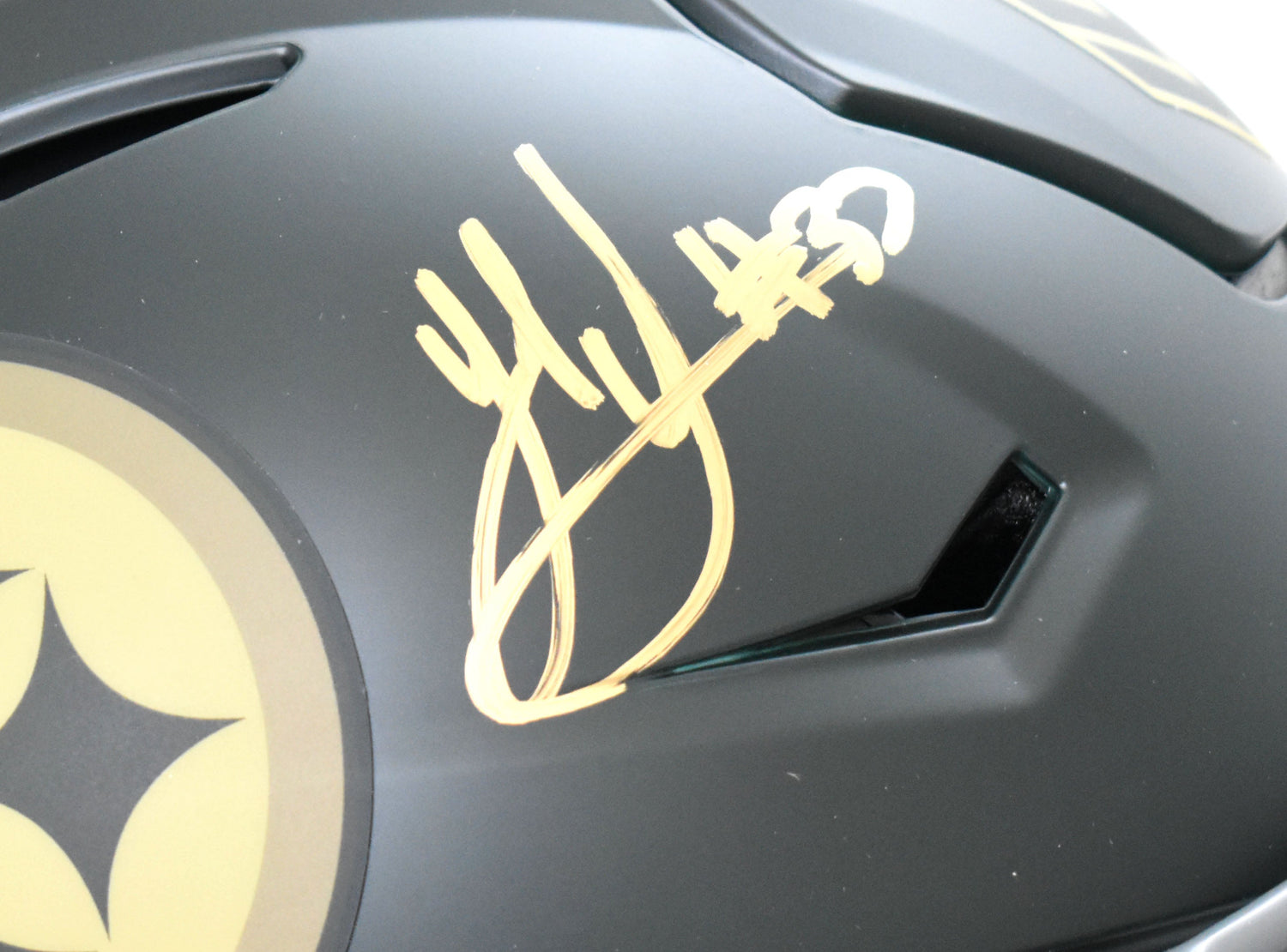 Jack Sawyer Signed Steelers F/S Salute 2025 Speed Flex Helmet - Beckett W Holo