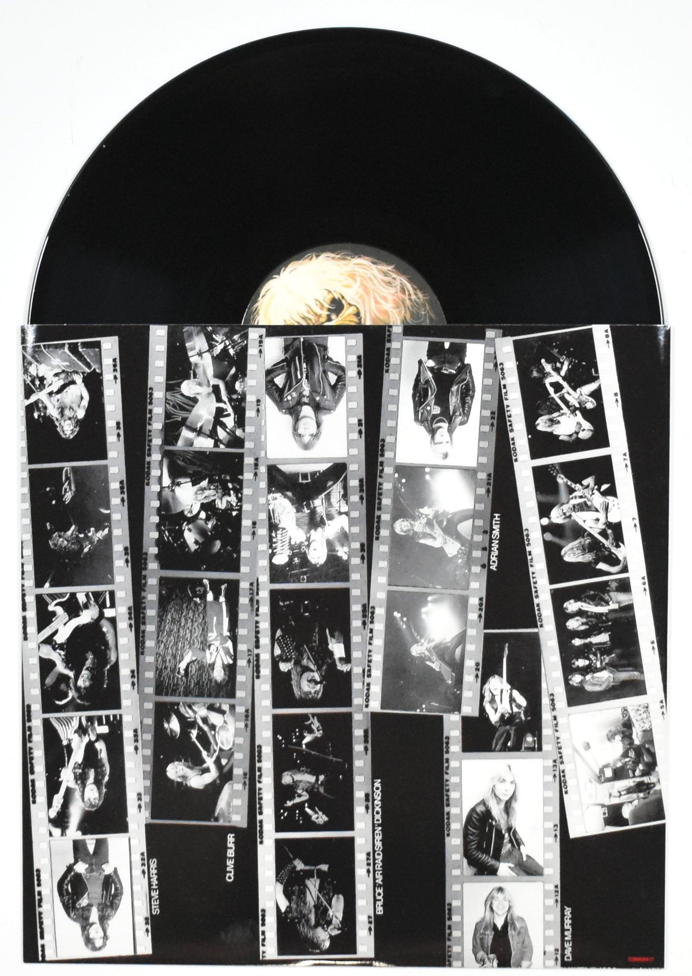 Bruce Dickinson Autographed Iron Maiden The Number of the Beast Vinyl-Beckett W