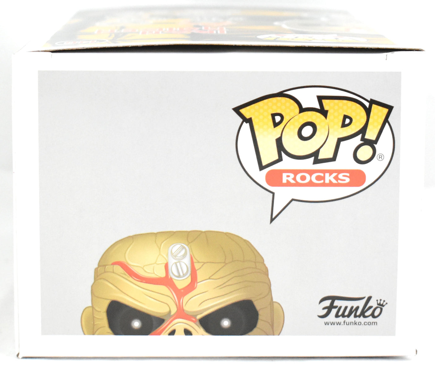 Bruce Dickinson Signed Iron Maiden Piece of Mind Eddie Funko Pop #146- Beckett W