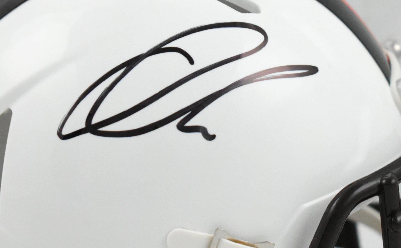 Quinshon Judkins Autographed Browns 2023 Alt Speed Mini Helmet - Beckett W Holo