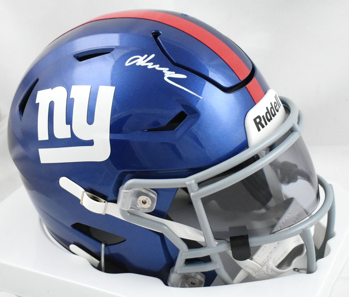 Abdul Carter Signed New York Giants Mid-Size Speedflex Helmet - Beckett W Holo