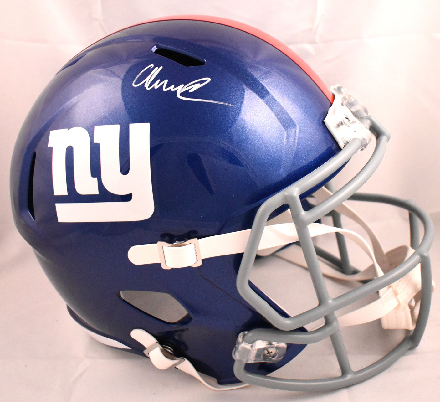 Abdul Carter Autographed New York Giants F/S Speed Helmet - Beckett W Hologram