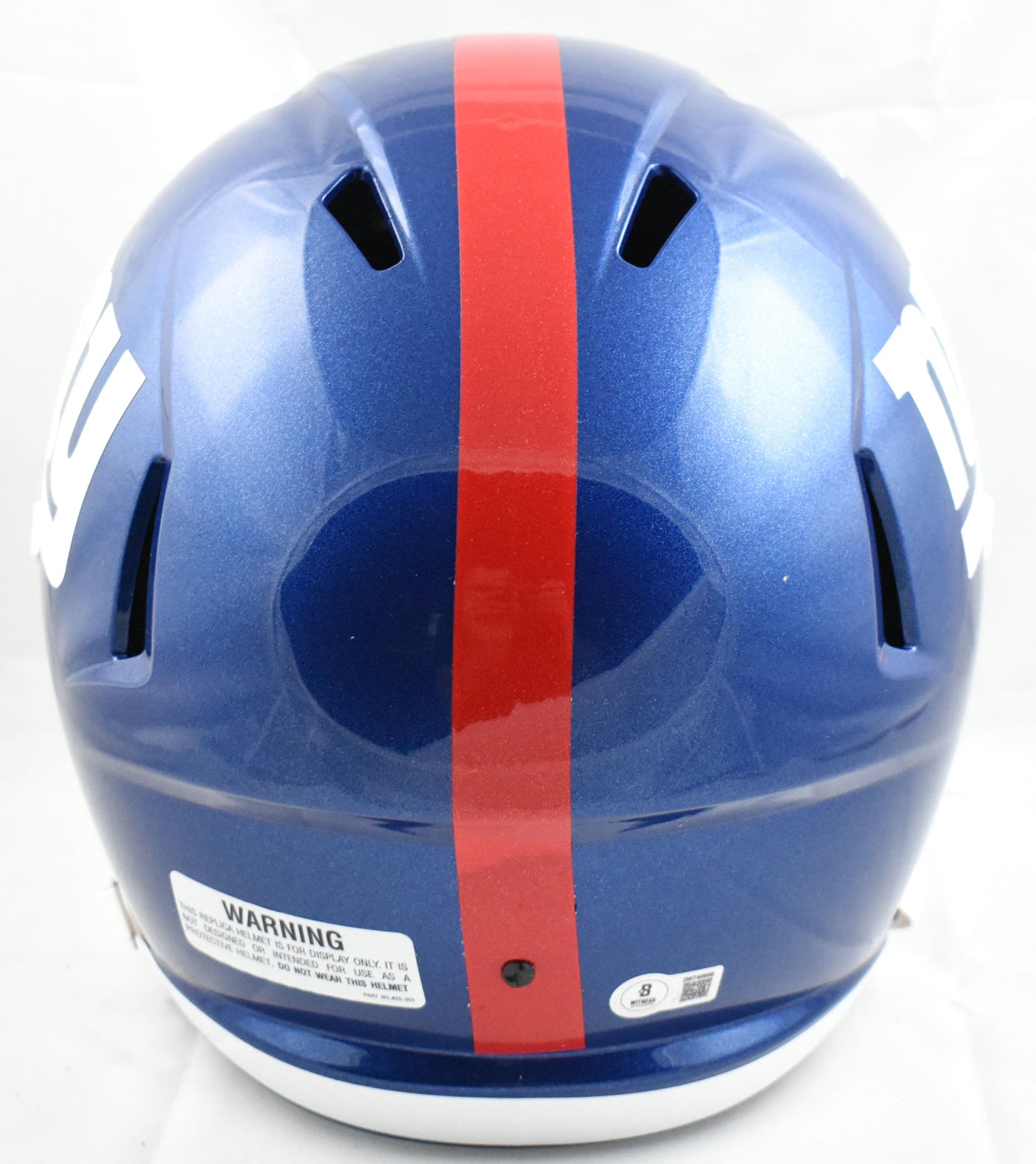 Abdul Carter Autographed New York Giants F/S Speed Helmet - Beckett W Hologram