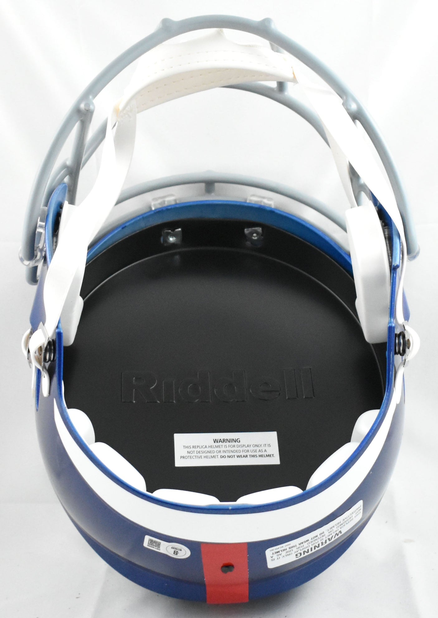 Abdul Carter Autographed New York Giants F/S Speed Helmet - Beckett W Hologram