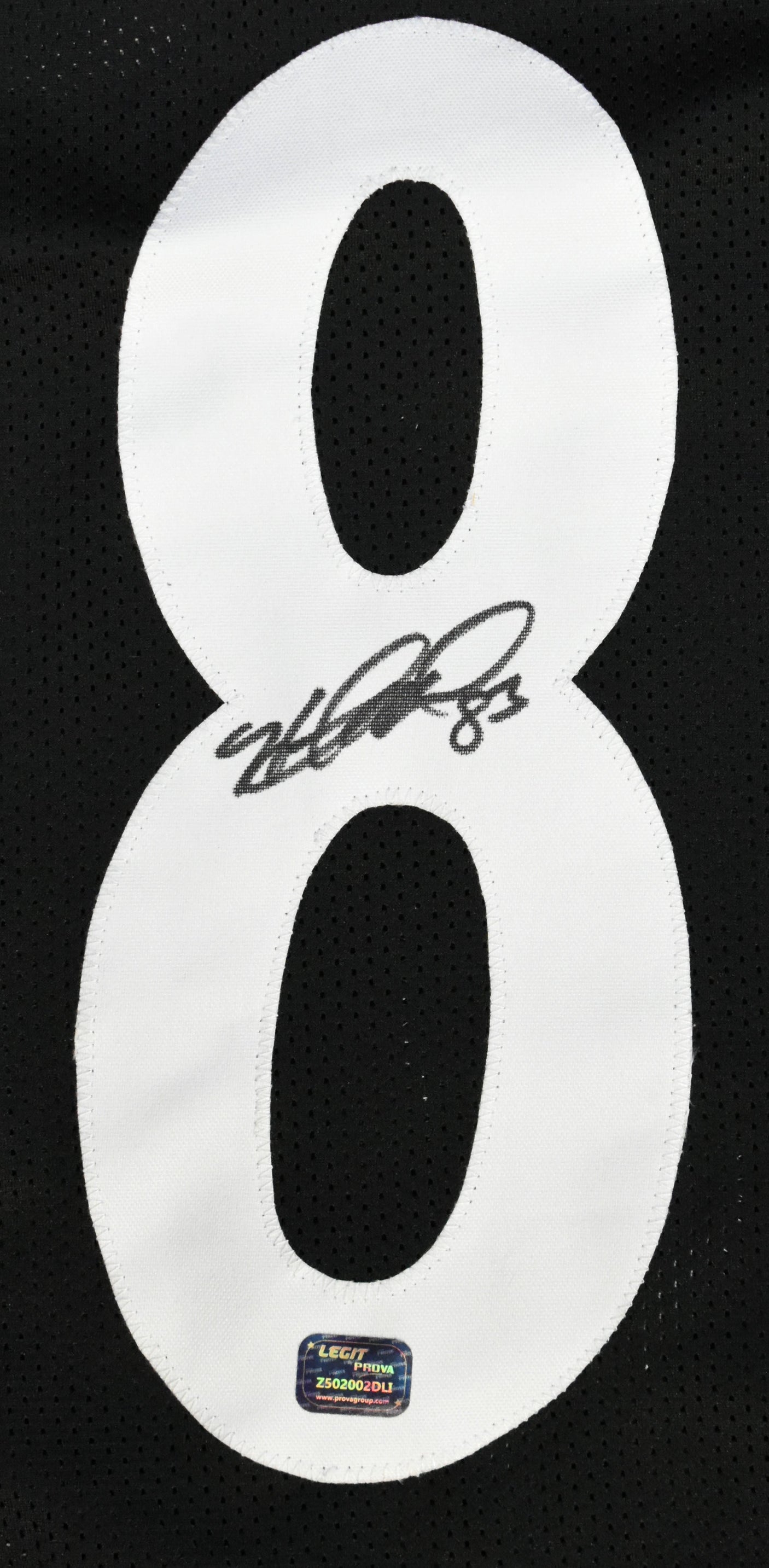 Heath Miller Autographed Black Pro Style Jersey - Prova *Black