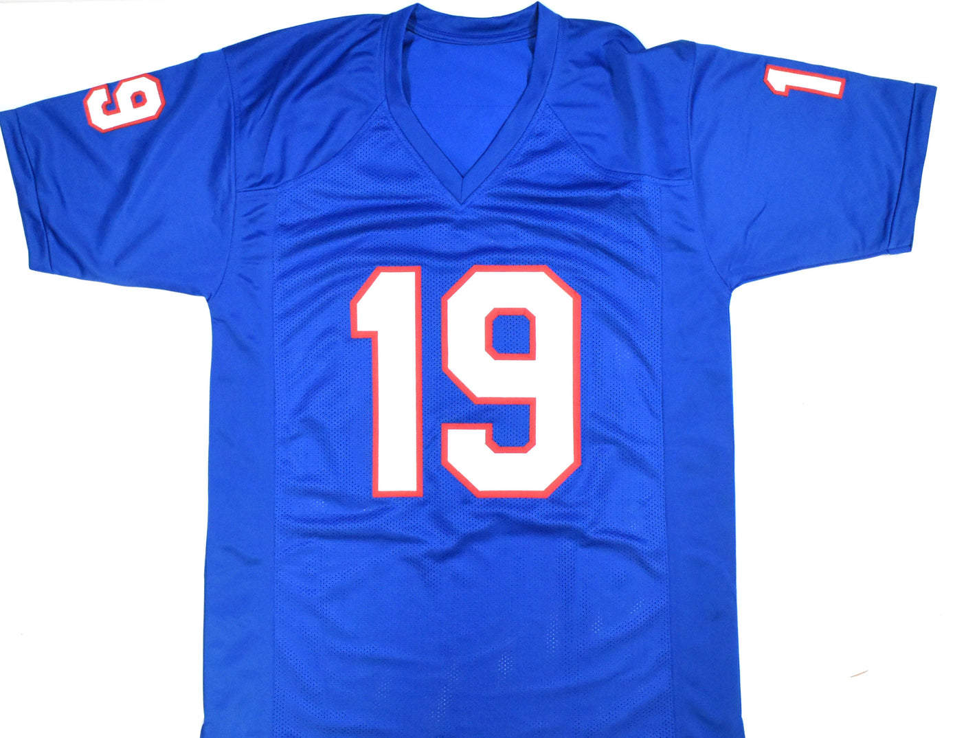 Eric Dickerson Autographed Blue College Style Jersey - Beckett W Hologram *Black