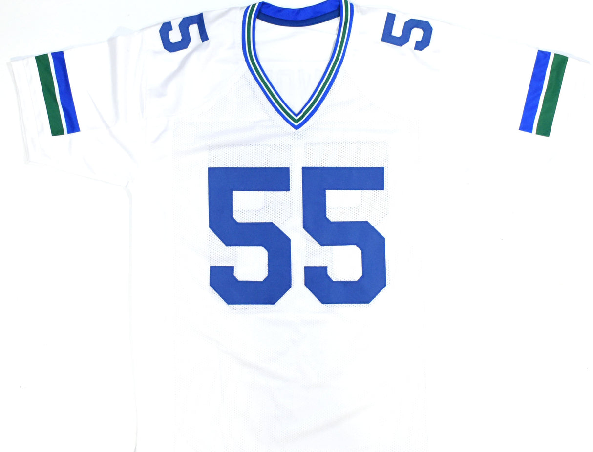 Brian Bosworth Autographed White Pro Style Jersey - Beckett W Hologram *Silver