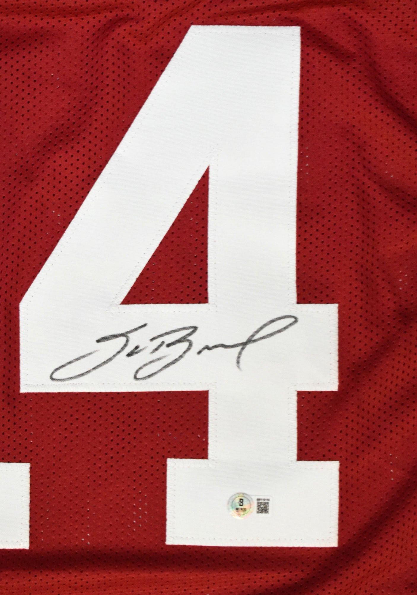 Sam Bradford Autographed Crimson College Style Jersey - Beckett W Hologram