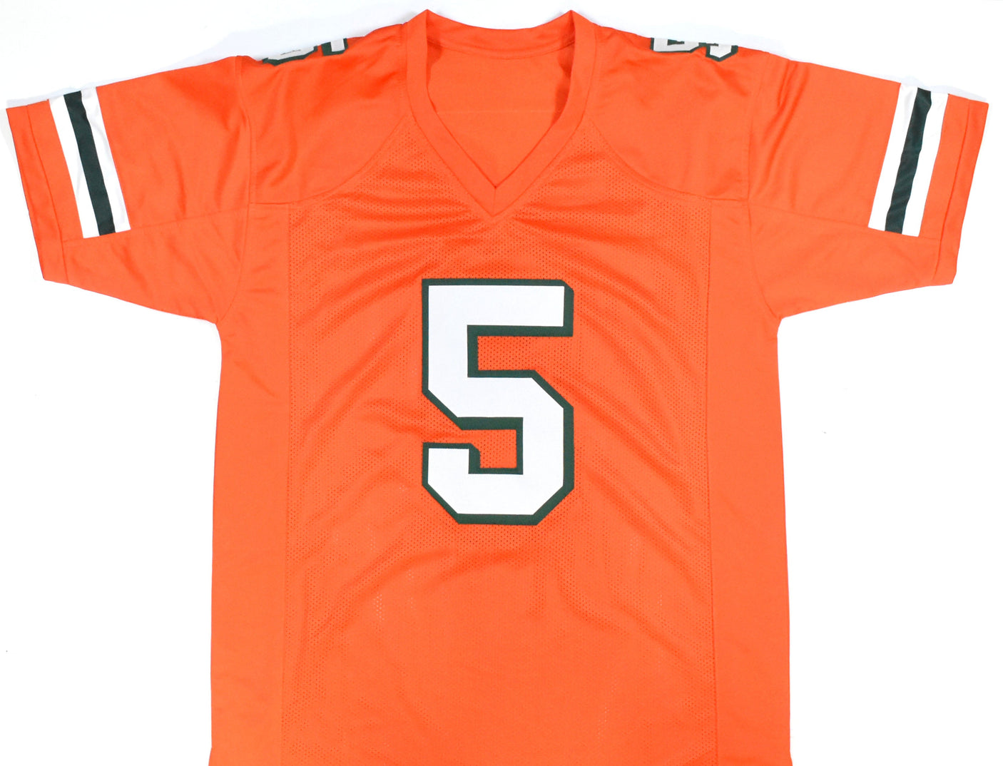 Edgerrin James Autographed Orange College Style Jersey - Beckett W Hologram