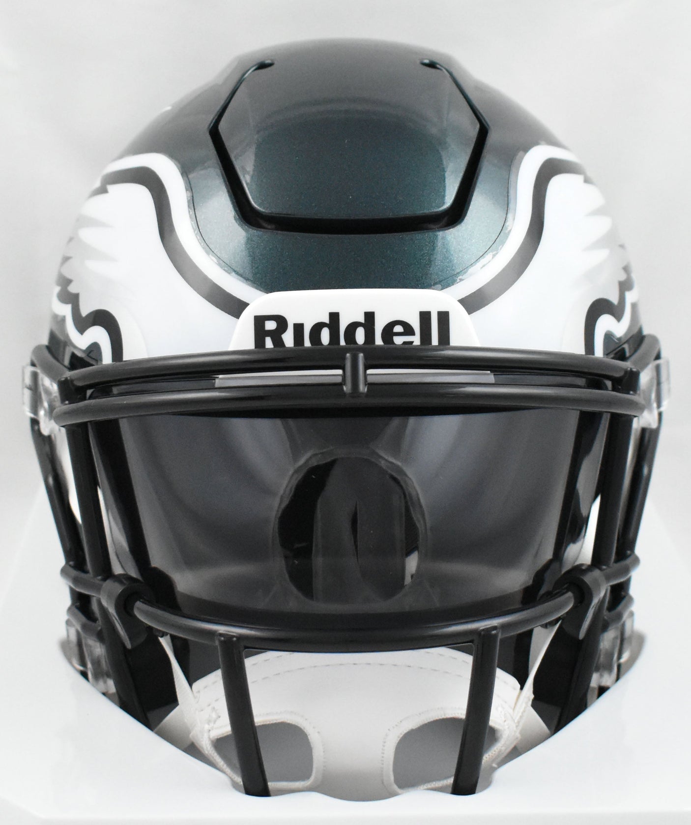 Randall Cunningham Autographed Eagles Mid-Size Speedflex Helmet - Beckett W Holo