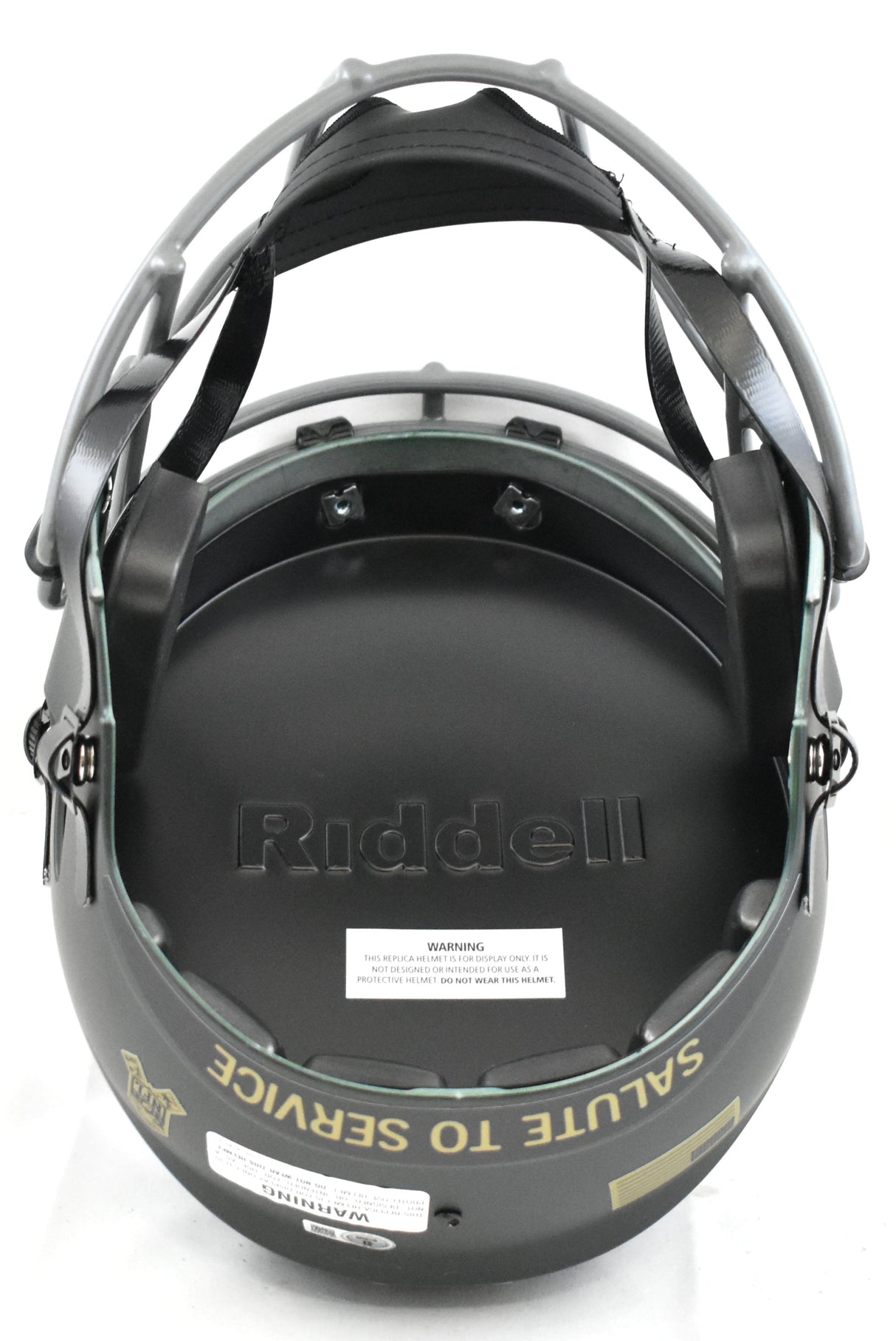 A.J. Brown Autographed Eagles F/S Salute 2025 Speed Helmet - Beckett W Hologram