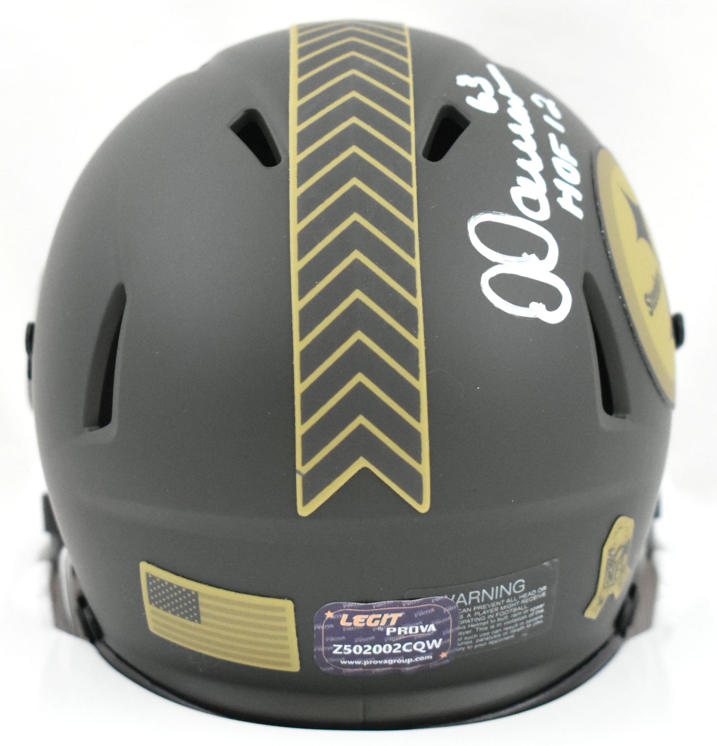 Dermontti Dawson Autographed Steelers Salute 2025 Speed Mini Helmet HOF - Prova