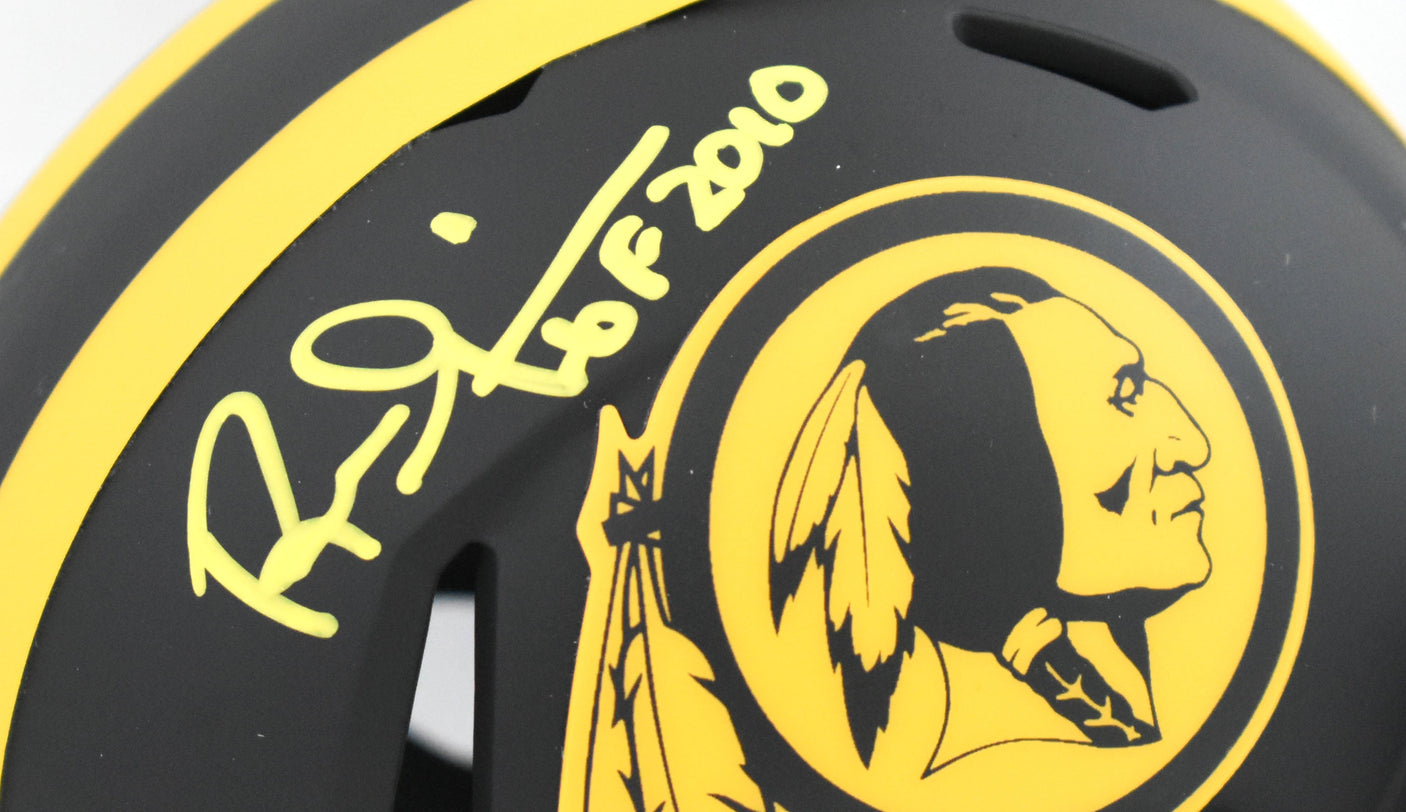 Russ Grimm Autographed Washington Redskins Eclipse Speed Mini Helmet HOF - Prova