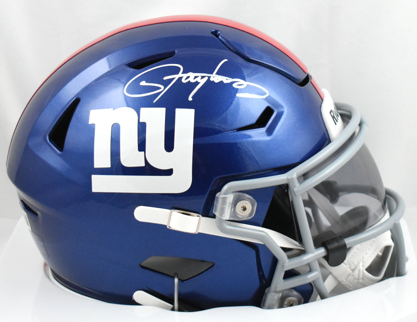 Lawrence Taylor Signed New York Giants Mid-Size SpeedFlex Helmet- Beckett W Holo