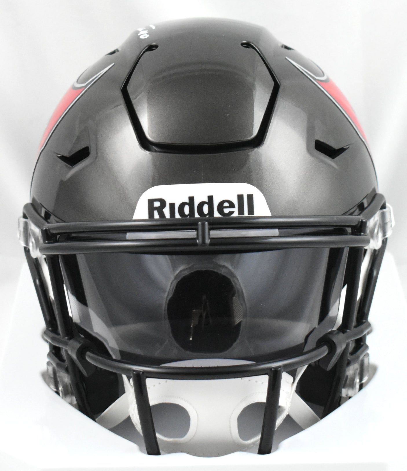 Mike Alstott Autographed Buccaneers Mid-Size SpeedFlex Helmet - Beckett W Holo