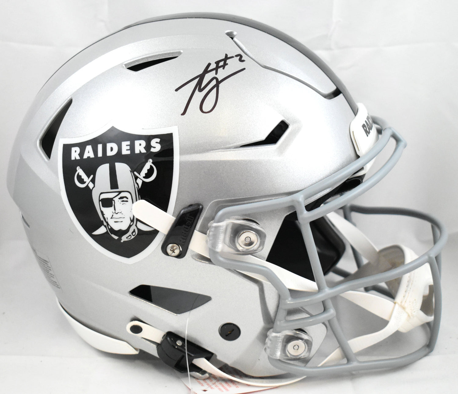 Ashton Jeanty Autographed Las Vegas Raiders F/S Speed Flex Helmet Beckett W Holo