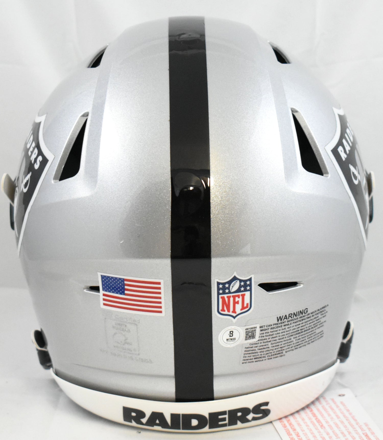 Ashton Jeanty Autographed Las Vegas Raiders F/S Speed Flex Helmet Beckett W Holo