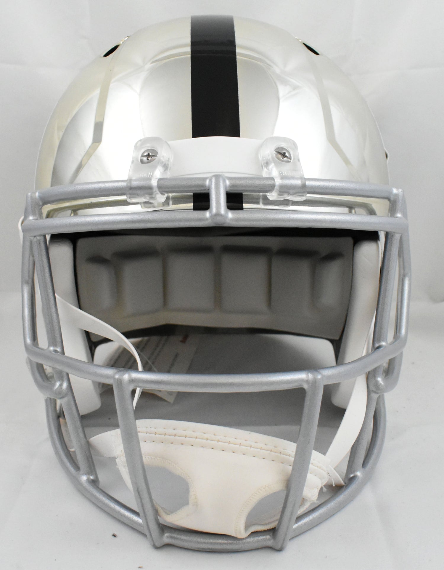 Ashton Jeanty Autographed Raiders F/S Chrome Speed Helmet - Beckett W Hologram