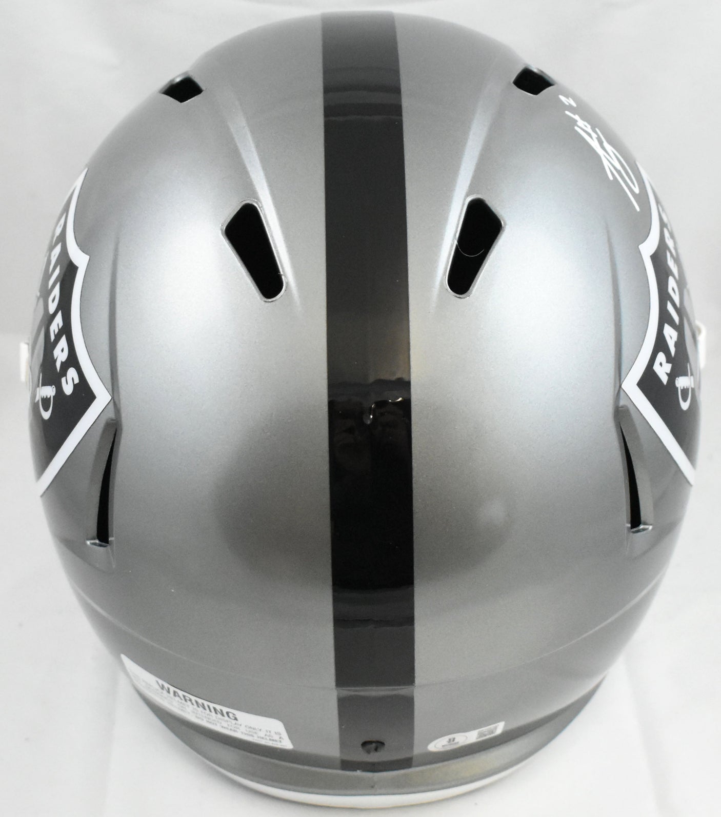 Ashton Jeanty Autographed Raiders F/S Flash Speed Helmet - Beckett W Hologram