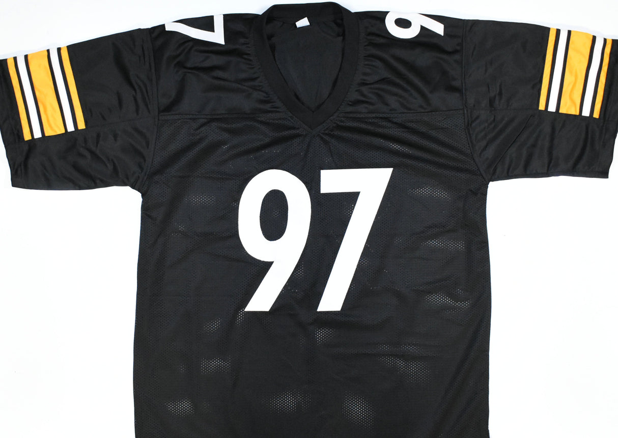 Cameron Heyward Autographed Black Pro Style Jersey - Beckett W Hologram *Black