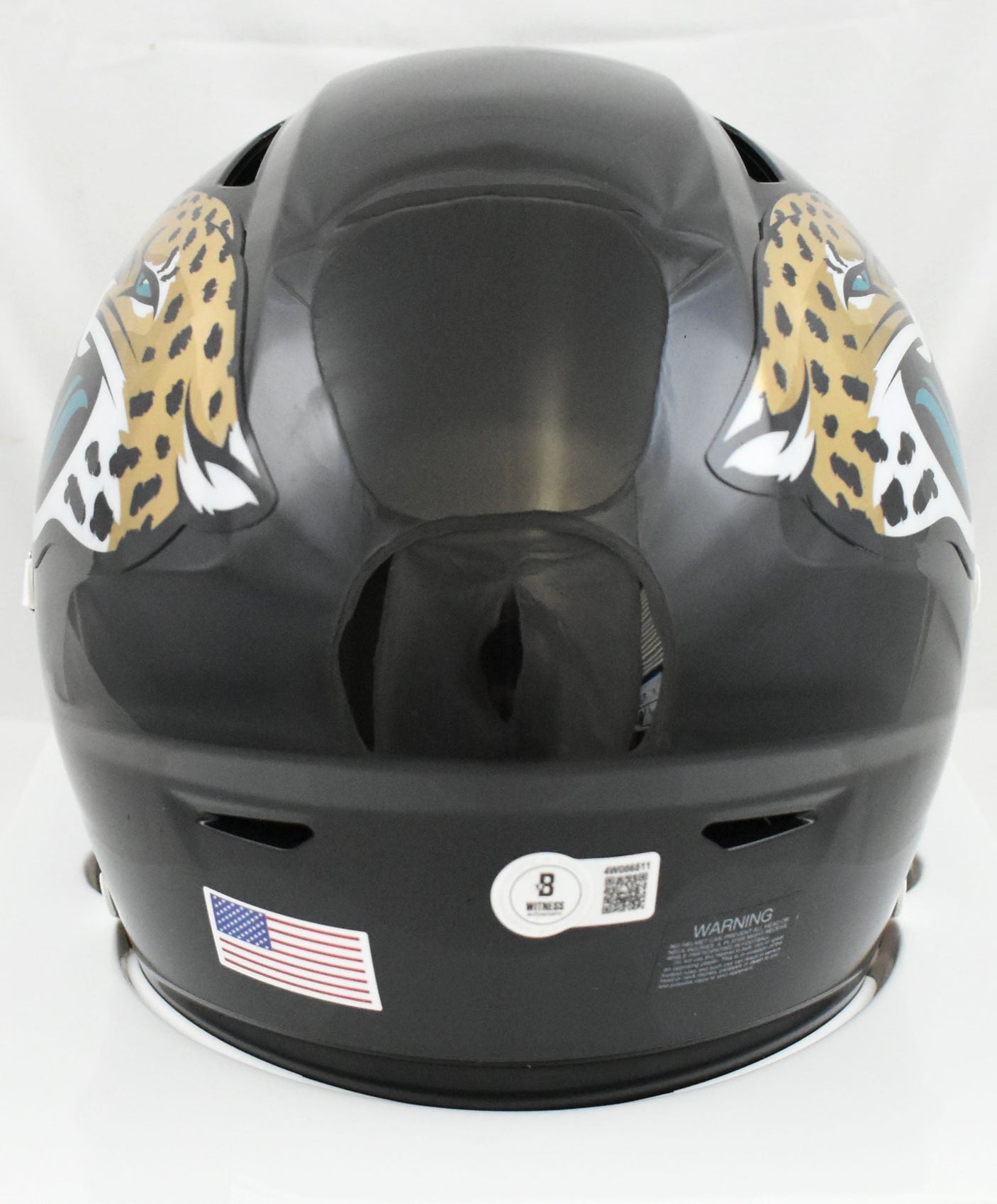 Travis Hunter Autographed Jaguars Mid-Size SpeedFlex Helmet - Beckett W Hologram