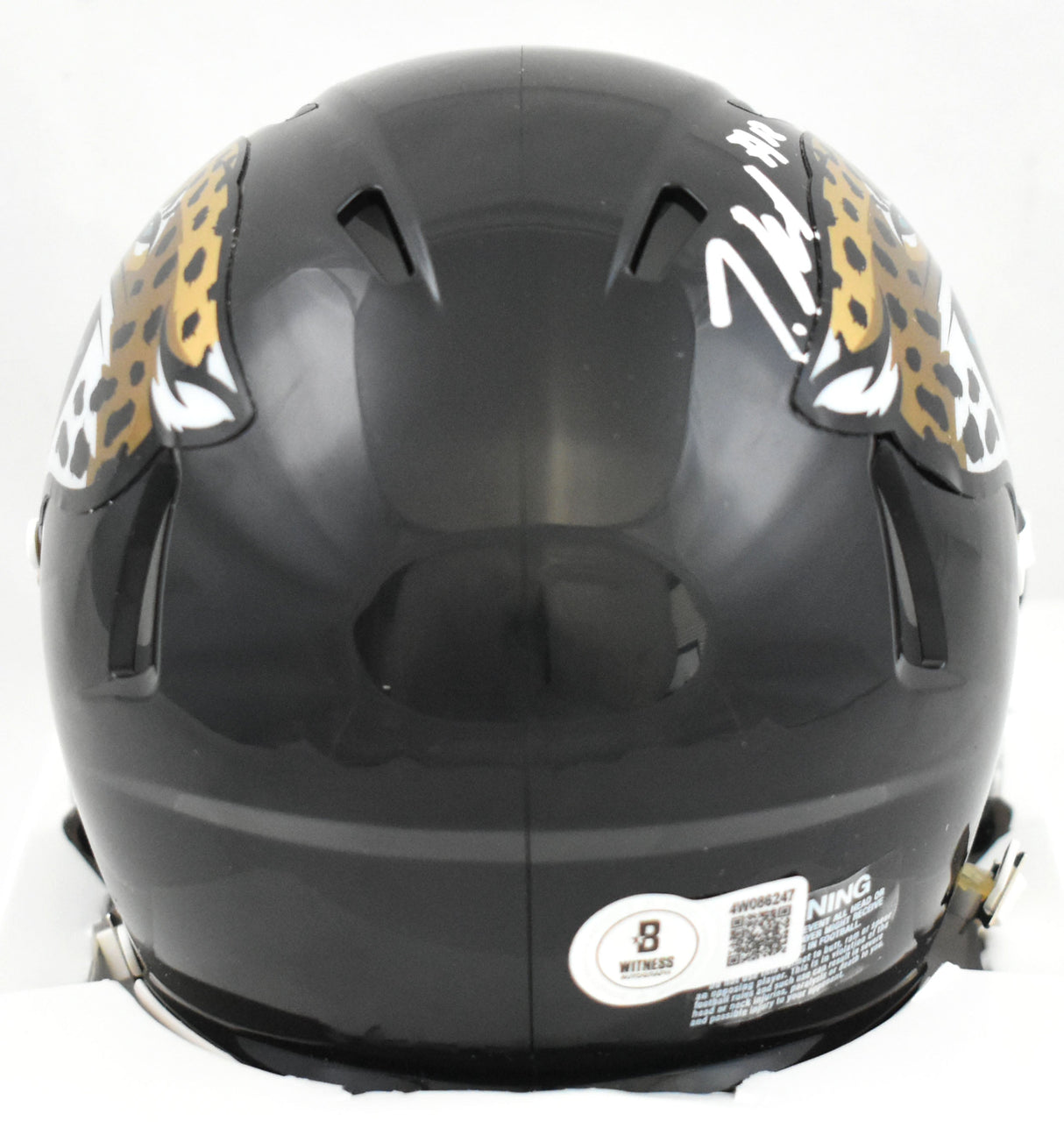 Travis Hunter Signed Jacksonville Jaguars Speed Mini Helmet # - Beckett W Holo