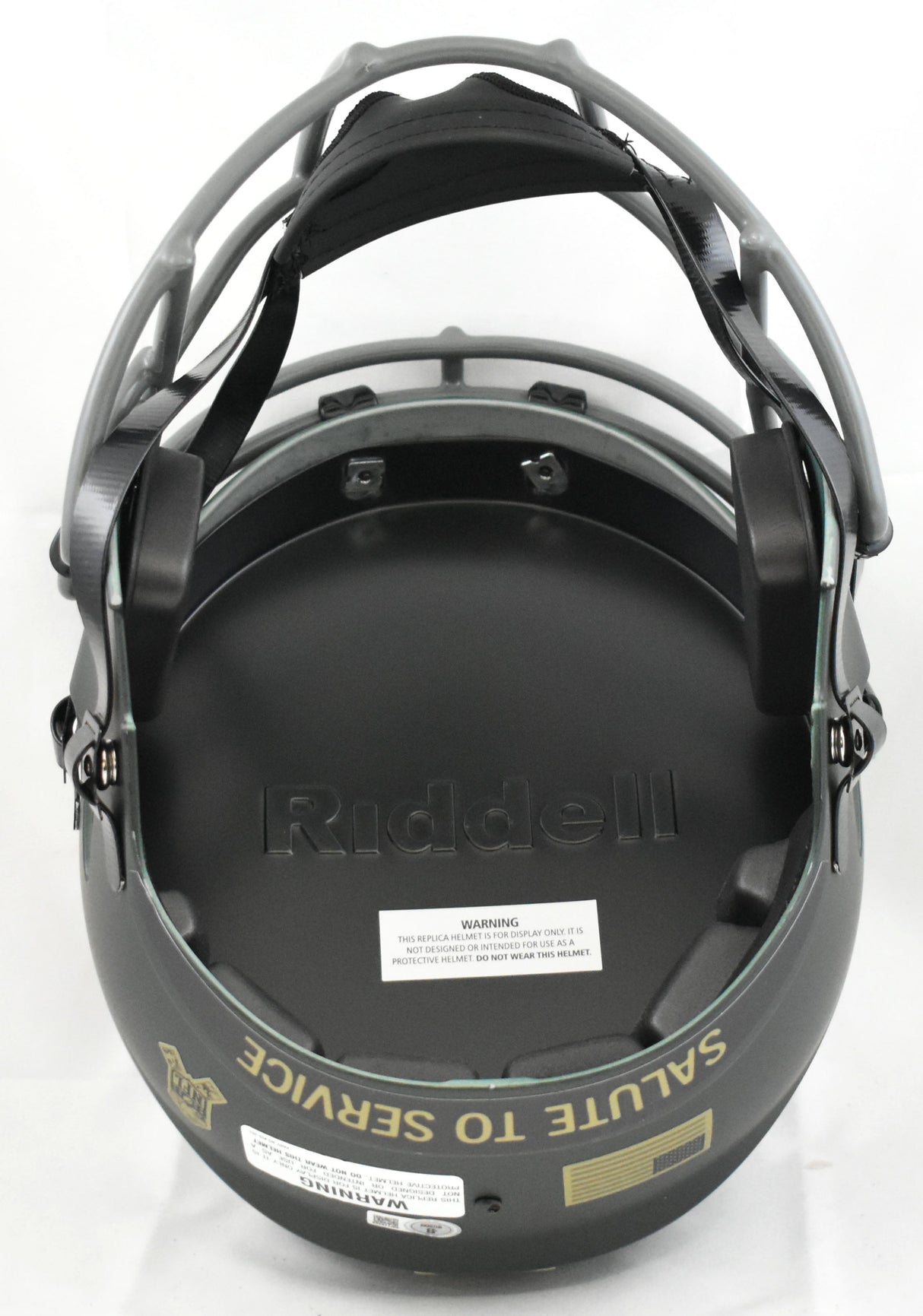 Travis Hunter Signed Jacksonville Jaguars F/S Salute 2025 Speed Helmet Beckett W
