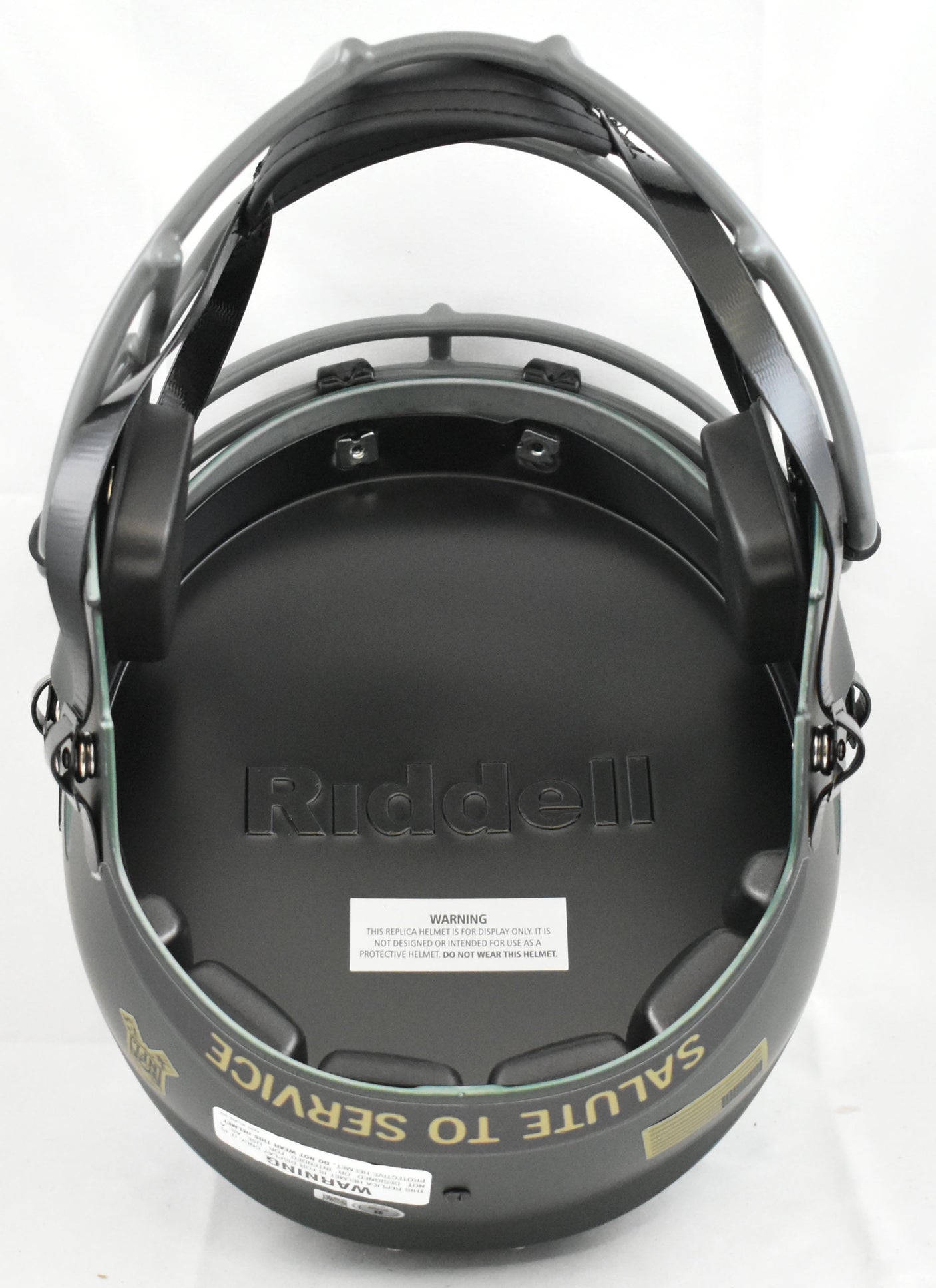 Adrian Peterson Signed Minnesota Vikings F/S Salute 25 Speed Helmet - Beckett W