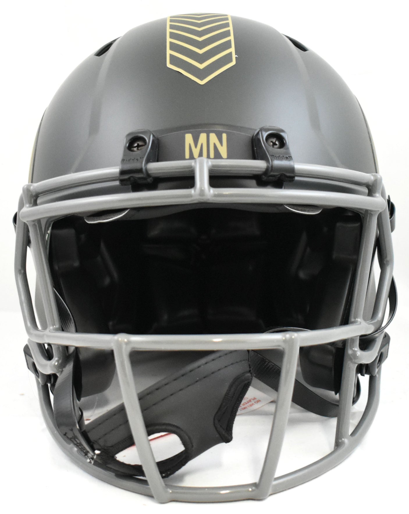 Adrian Peterson Signed Vikings F/S Salute 25 Speed Authentic Helmet - Beckett W