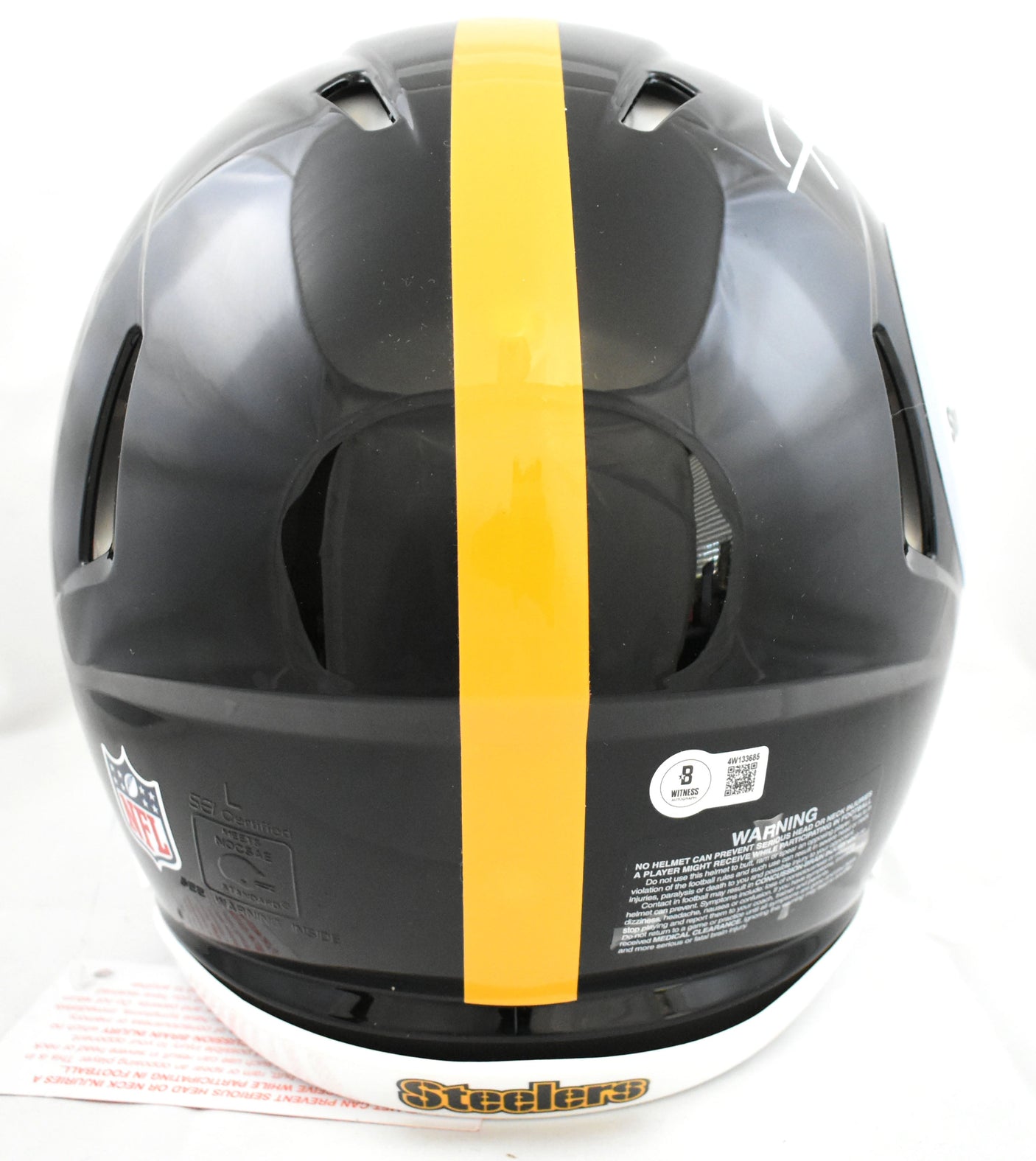 Rod Woodson Autographed Steelers F/S Speed Authentic Helmet - Beckett W Hologram