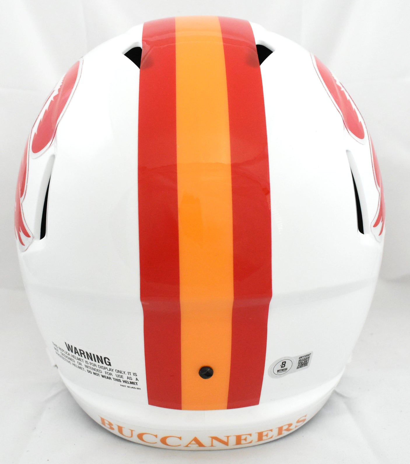 Mike Alstott Signed Tampa Bay Buccaneers F/S 76-96 Speed Helmet- Beckett W Holo