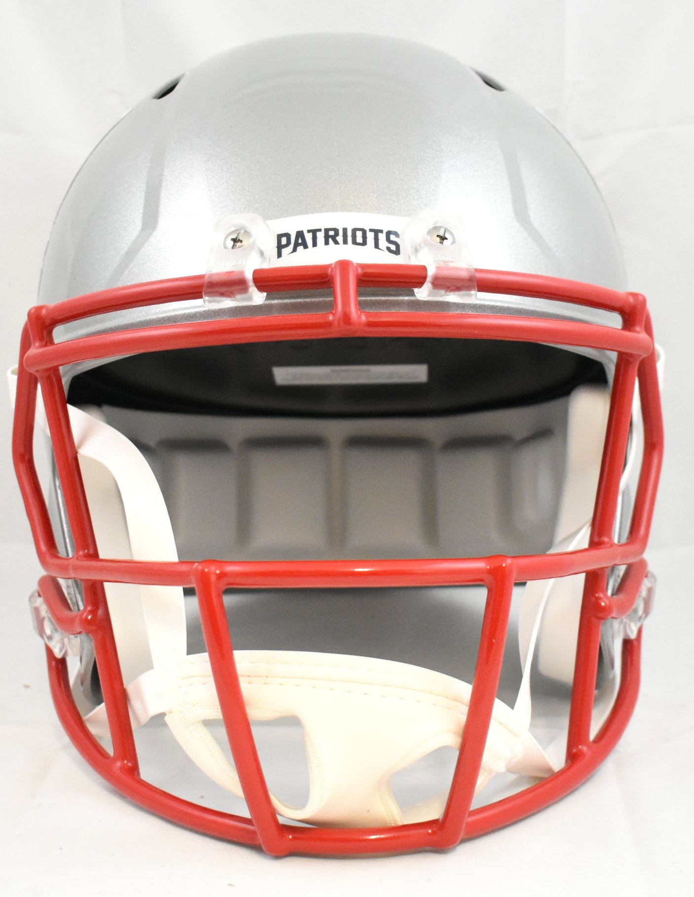 Ty Law Autographed New England Patriots F/S Speed Helmet HOF - Beckett W Holo