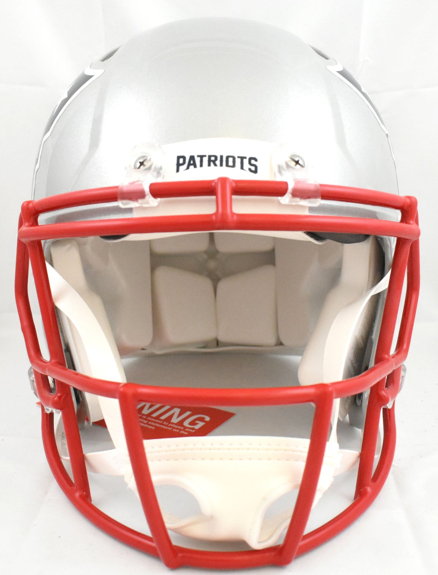 Ty Law Signed New England Patriots F/S Speed Authentic Helmet HOF Beckett W Holo