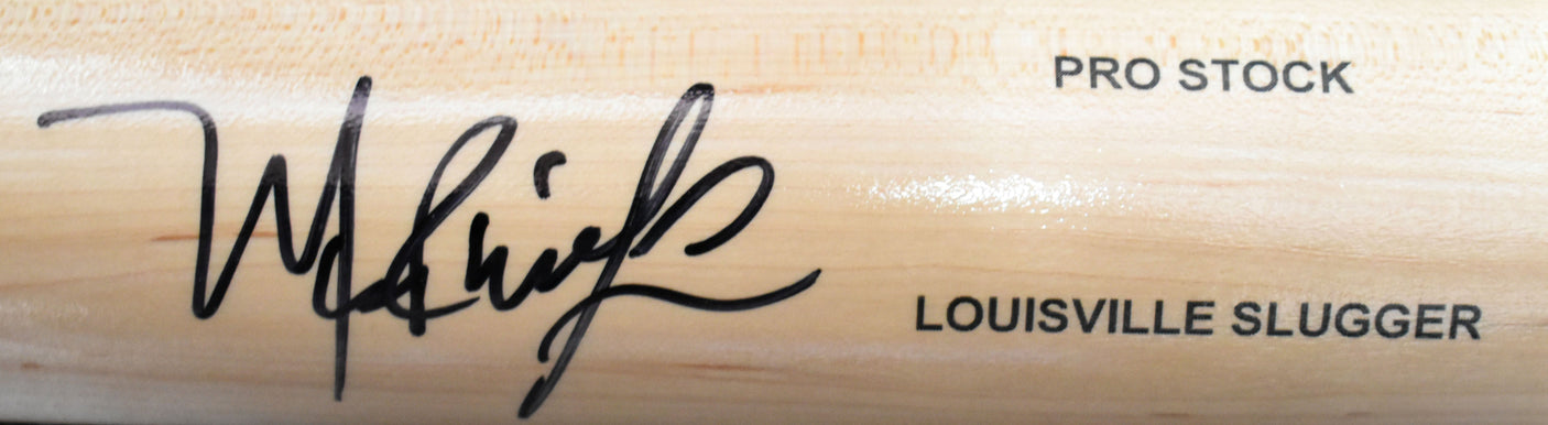 Manny Ramirez Signed Blonde Louisville Slugger Pro Baseball Bat - Beckett W Holo