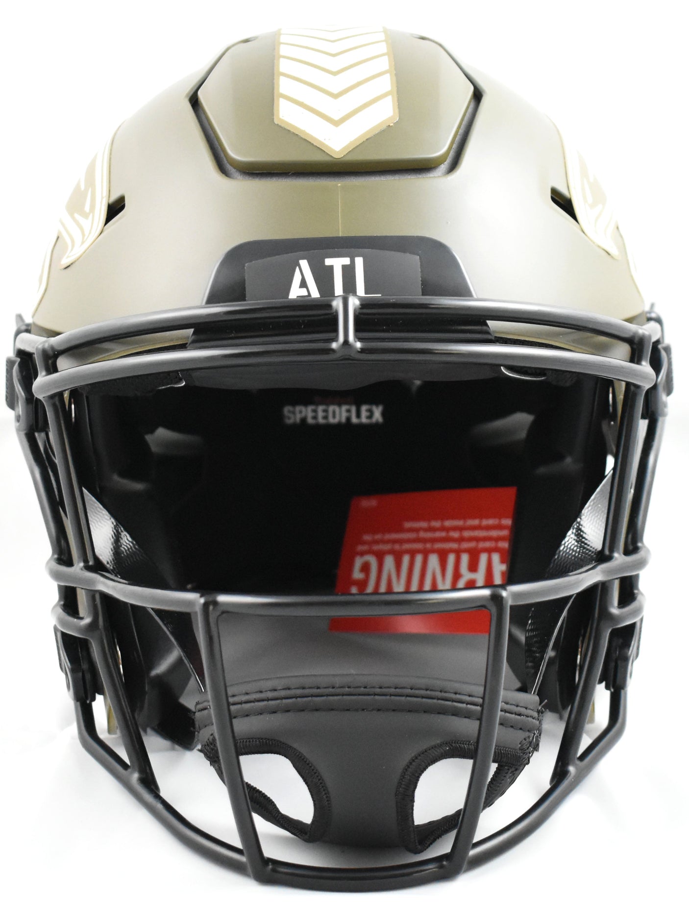 Deion Sanders Autographed Atlanta Falcons F/S Salute SpeedFlex Helmet- Beckett W