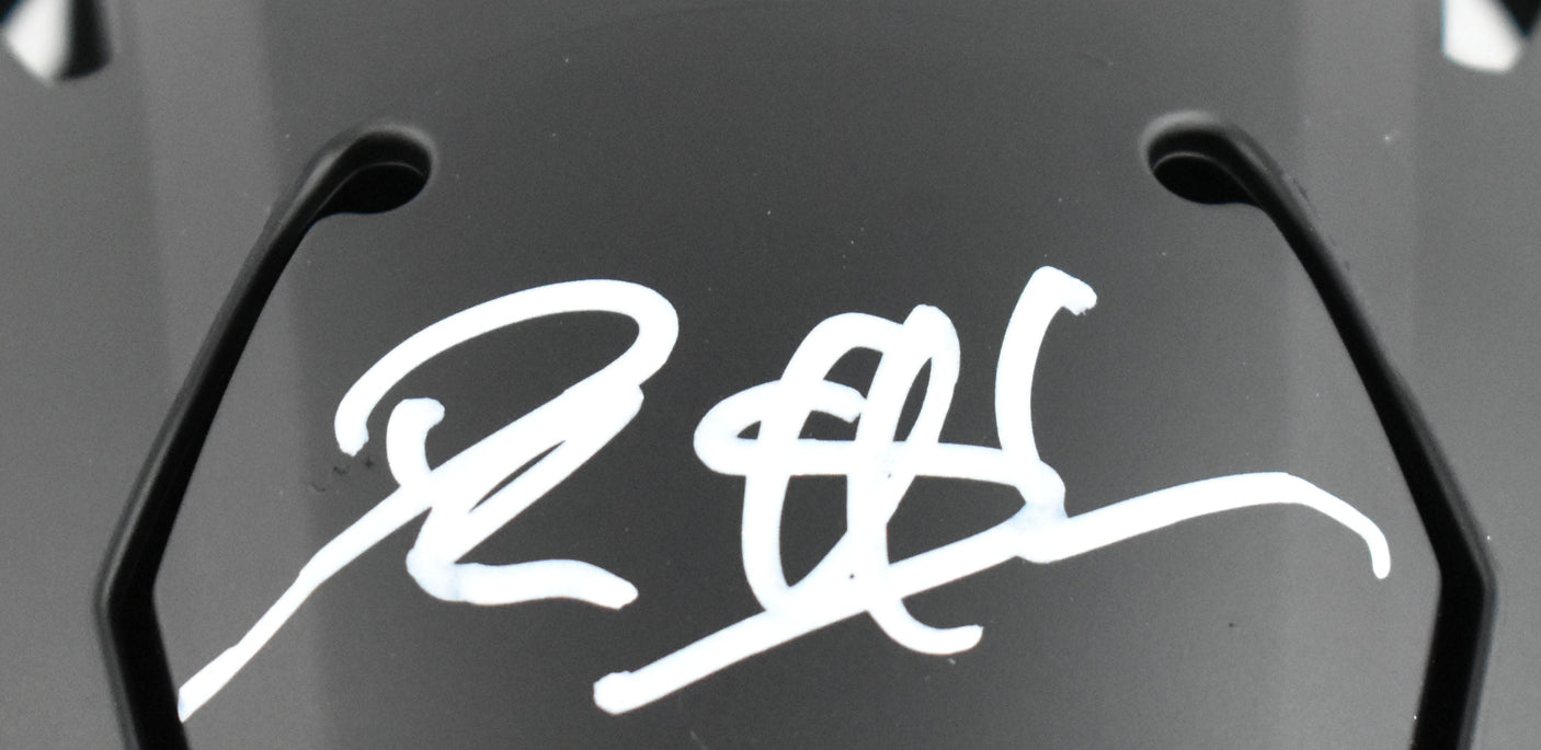 Deion Sanders Signed Atlanta Falcons Mid-Size SpeedFlex Helmet - Beckett W Holo