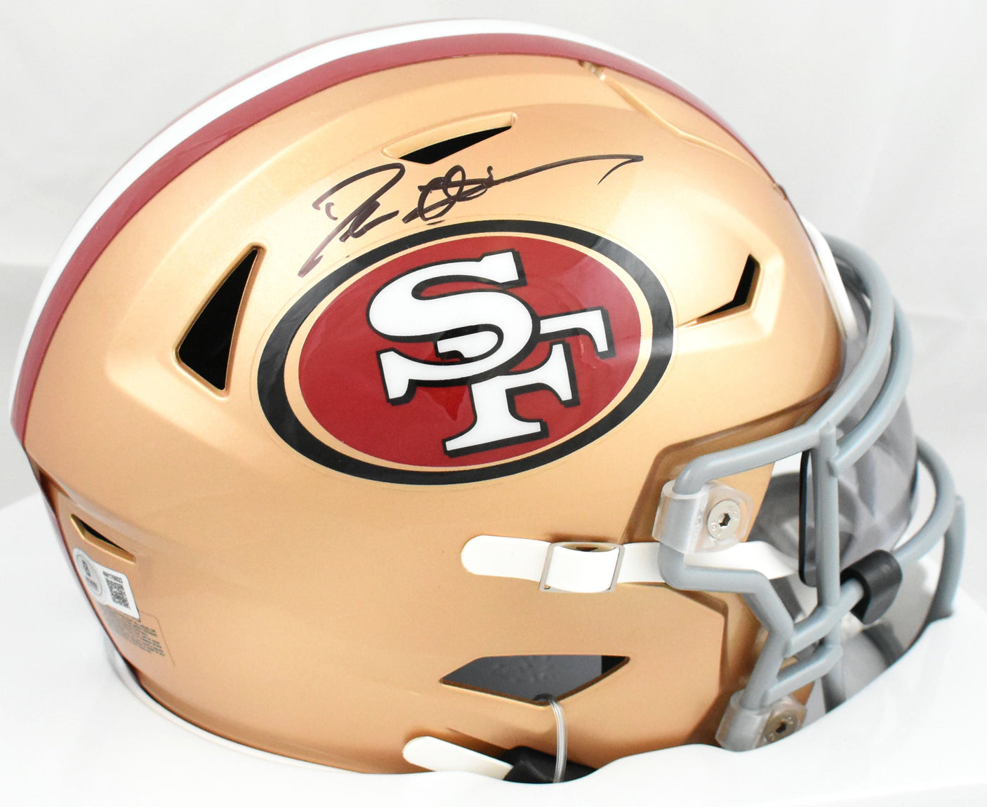 Deion Sanders Signed San Francisco 49ers Mid-Size SpeedFlex Helmet - Beckett W