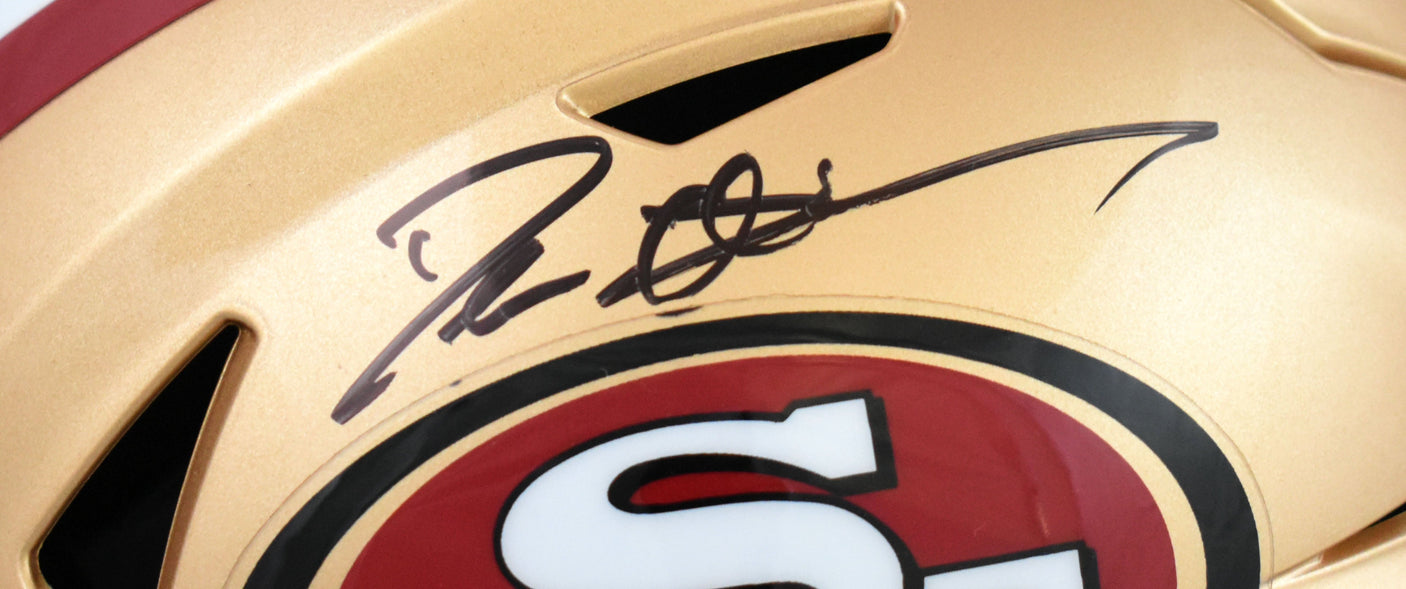 Deion Sanders Signed San Francisco 49ers Mid-Size SpeedFlex Helmet - Beckett W