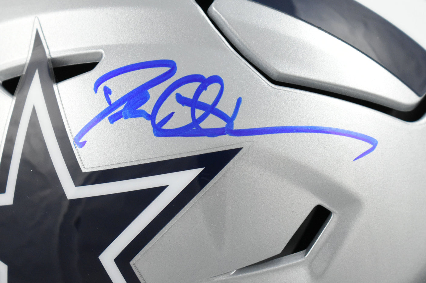 Deion Sanders Signed Dallas Cowboys Mid-Size SpeedFlex Helmet - Beckett W Holo