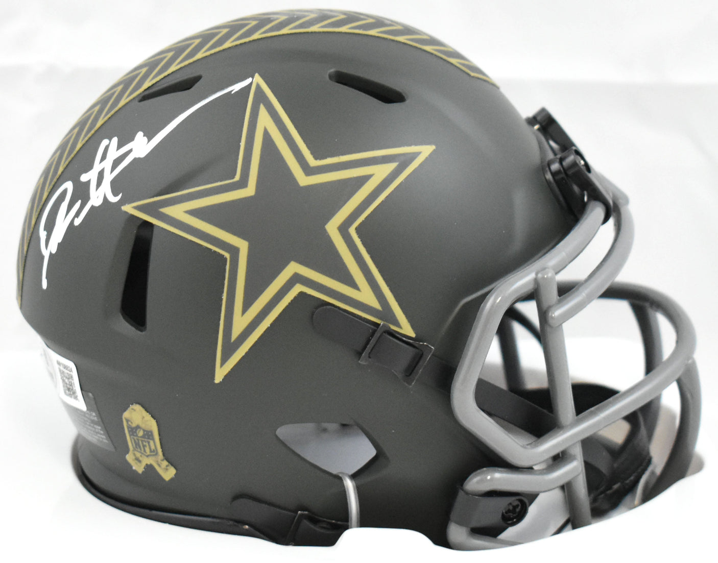 Deion Sanders Signed Dallas Cowboys Salute 2025 Speed Mini Helmet Beckett W Holo