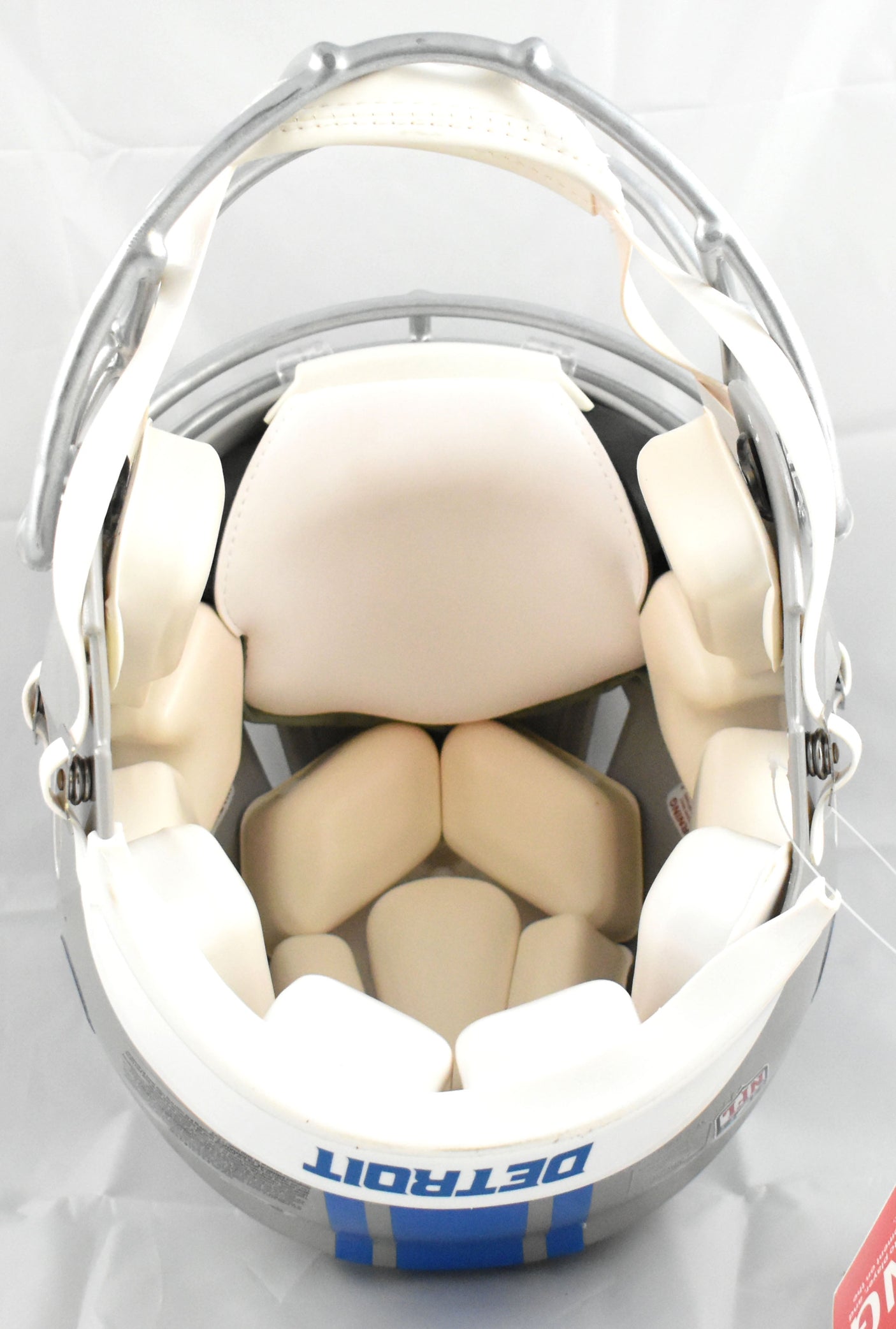 Barry Sanders Signed Detroit Lions F/S Speed Authentic Helmet 2 Ins - Beckett W