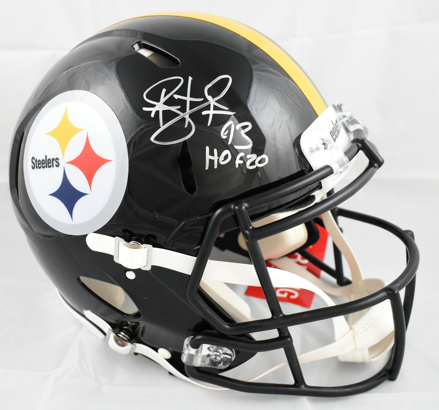 Troy Polamalu Signed Steelers F/S Speed Authentic Helmet HOF - Beckett W Holo
