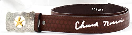 Chuck Norris Autographed Belt Star Buckle - JSA W *Silver